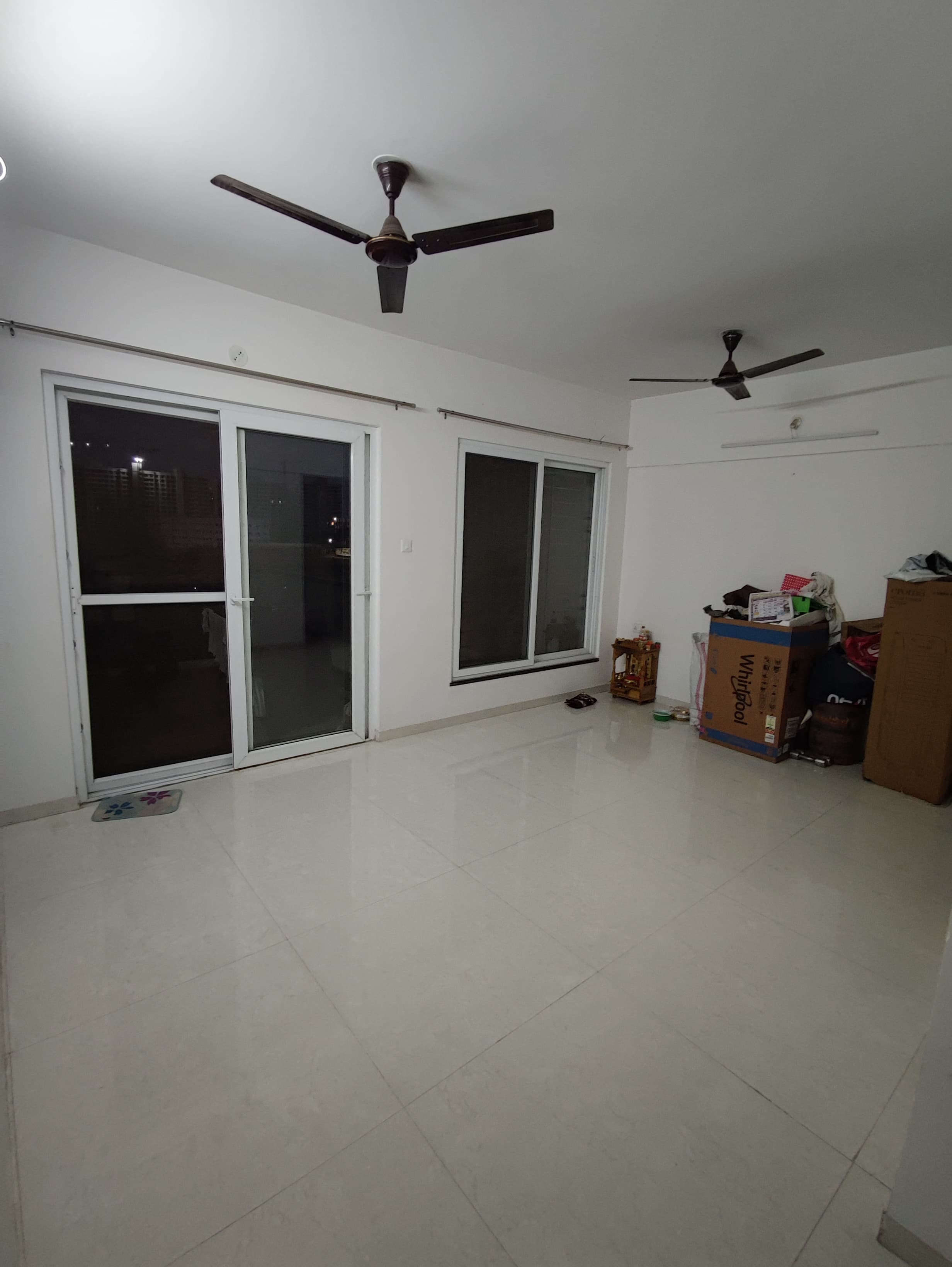 Dark living room before design